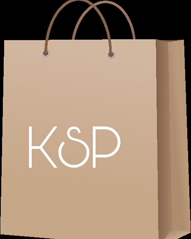 KSP branded twisted handle paper bag